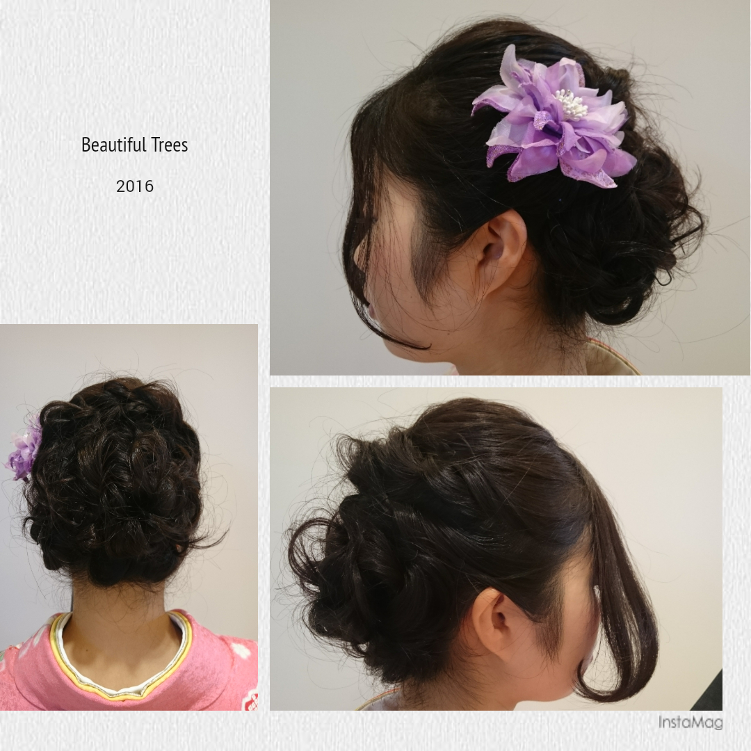 パーティー向けヘアセットもやってます アミリア Amiliea By Zaza 神楽坂美容室